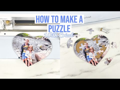 HOW TO MAKE A PUZZLE WITH CRICUT MAKER | VALENTINE'S DAY GIFT IDEA