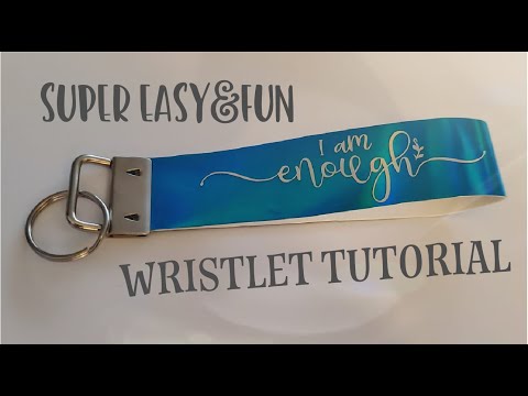 How to make a wristlet key holder