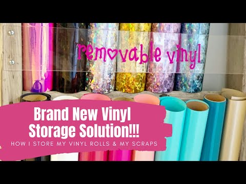 Brand New Vinyl Storage Solution! – Vinyl rolls & scraps