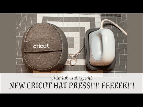 New Cricut Hat Press Tutorial and Demo!!!! Eeeek! It is AMAZING!!