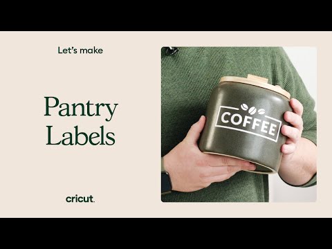 How To Make Labels with Cricut