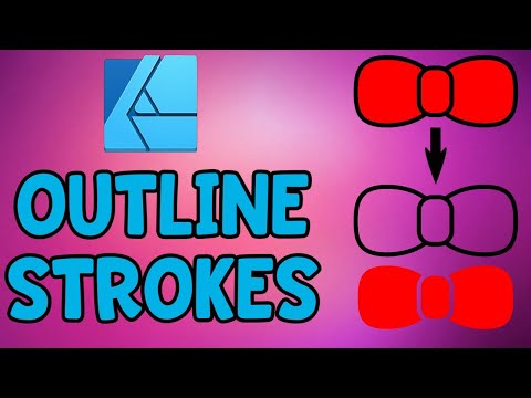 How to Create a Separate Stroke from a Shape in Affinity Designer – Affinity Designer SVG Tutorial