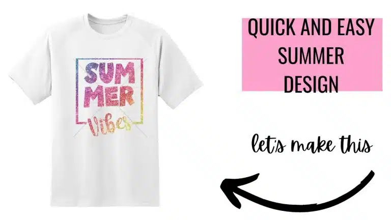 How to Make a Summer SVG in Cricut Design Space