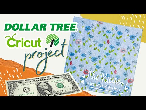 CRAFT WITH ME: Dollar Tree Cricut Project