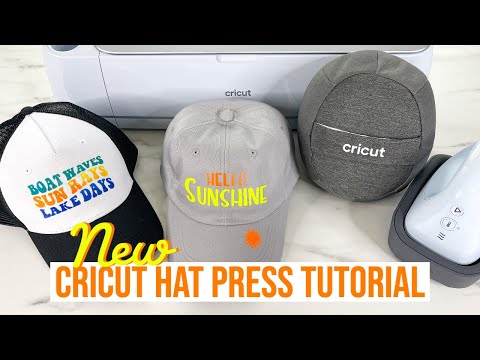 CRICUT HAT PRESS ULTIMATE GUIDE | UNBOXING  + HTV & INFUSIBLE INK CRICUT HATS