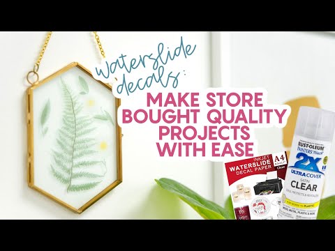 Waterslide Decals: Make Store Bought Quality Projects with Ease