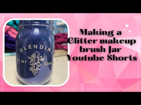 Make a glitter makeup jar – Shorts tutorial