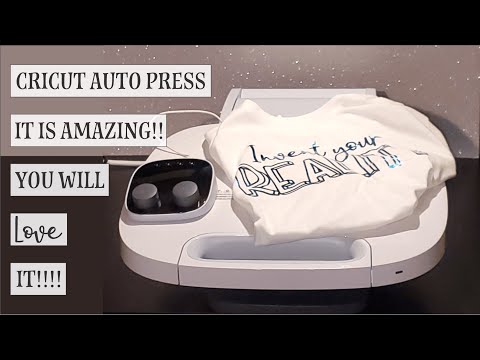 Cricut Auto press tutorial. You will love this!!!!