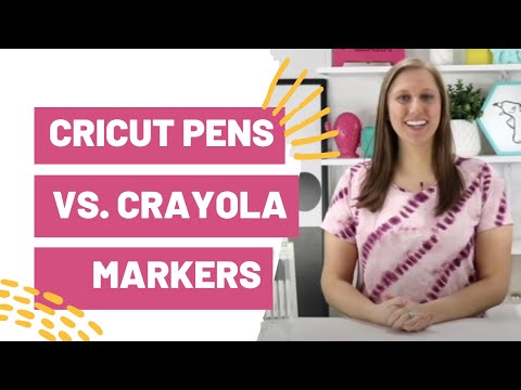 Cricut Pens vs. Crayola Markers In The Maker