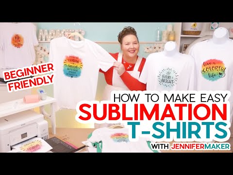 Sublimation T Shirts for Beginners – Full Process Start to Finish + Free Designs!