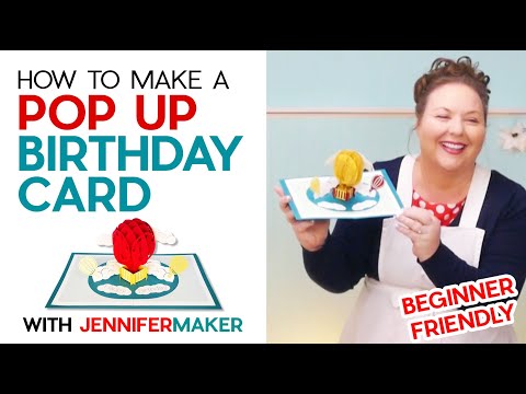 How to Make a Pop-Up Card | Birthday Card with Hot Air Balloon