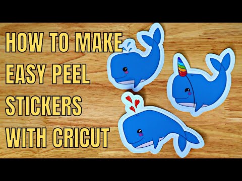 The best way to make stickers on your Cricut – easy peel stickers