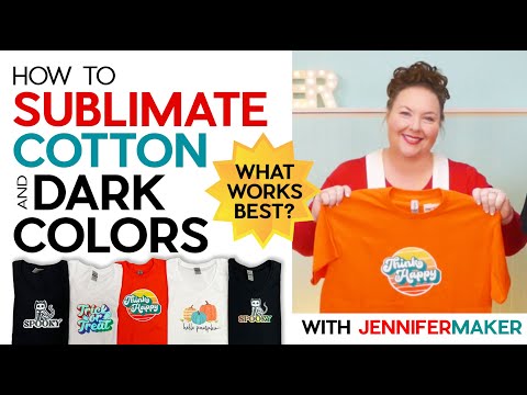 How to Sublimate on Cotton & Dark Colors with HTV, EasySubli, & Spray … plus DTV!