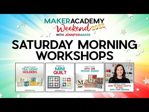 Maker Academy Weekend 2022: Saturday Morning Workshops