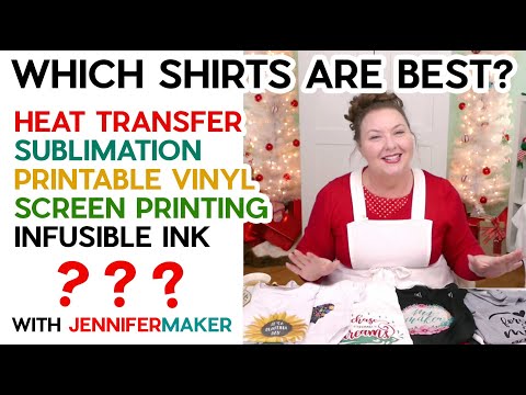 Heat Transfer vs Sublimation vs Printable HTV vs Screen Printing: Which Shirt is BEST?!?