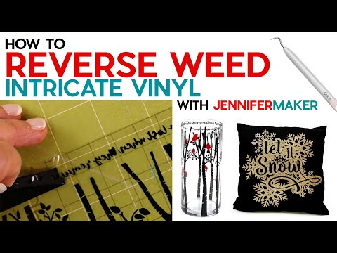 Reverse Weed Intricate Vinyl Designs & TINY Letters for Better Results!