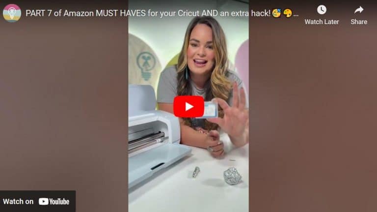PART 7 of Amazon MUST HAVES for your Cricut AND an extra hack!