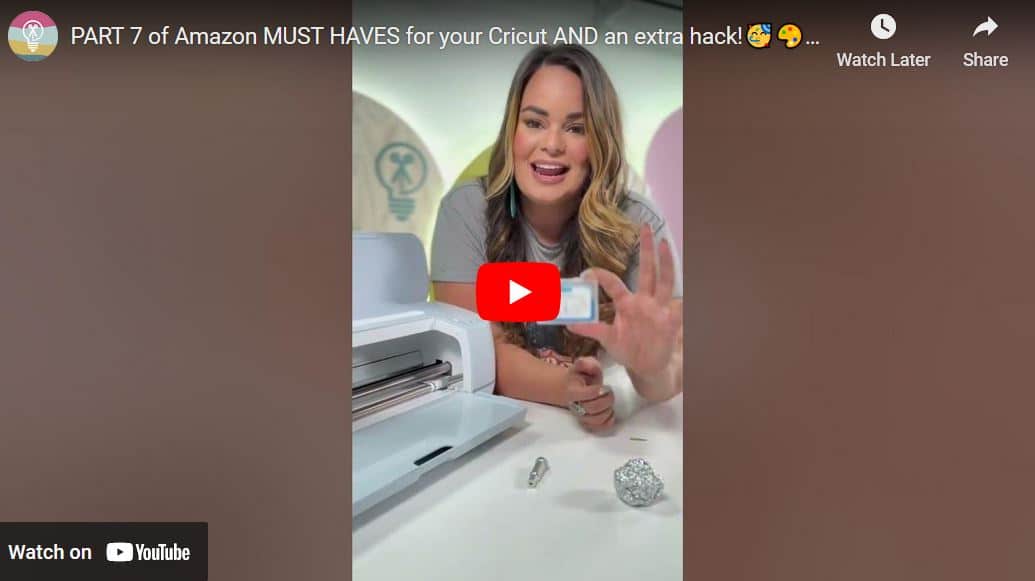 Amazon MUST HAVES for your Cricut AND an extra hack!