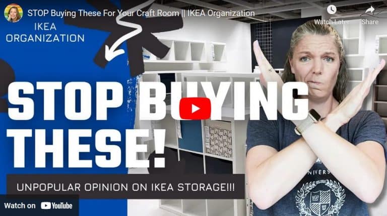 STOP Buying These For Your Craft Room || IKEA Organization
