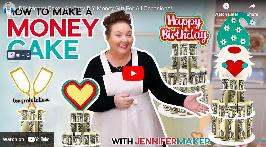 DIY Money Cake - An Easy DIY Money Gift For All Occasions!